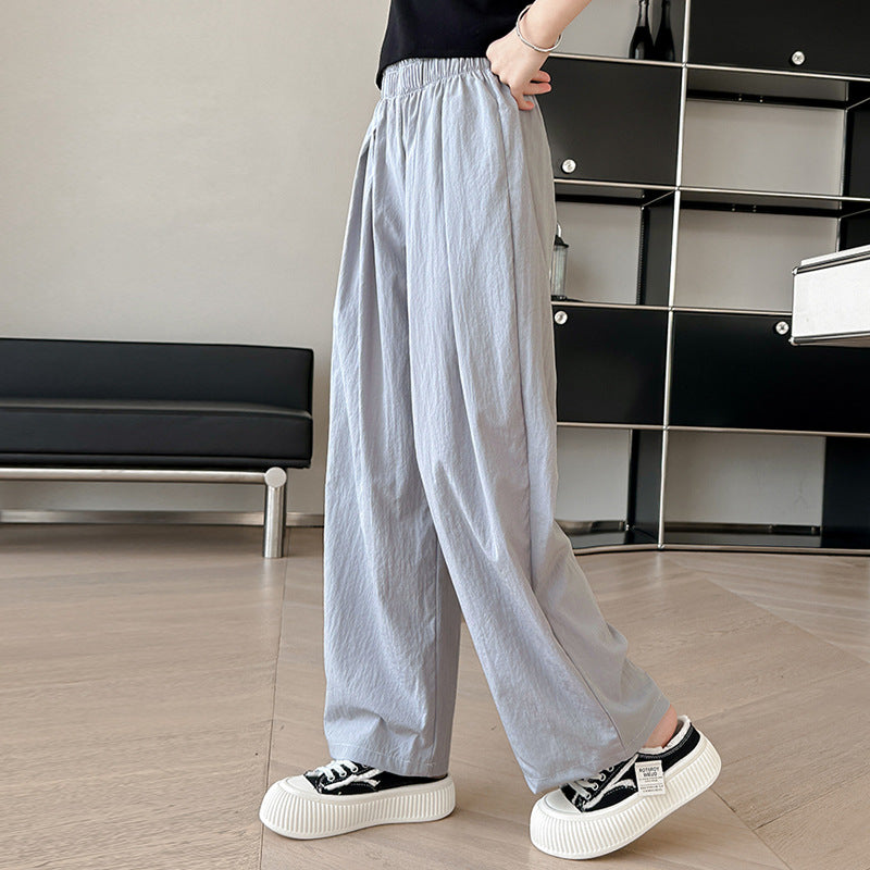 Children's Ice Silk Thin Cool Casual Clothing Children's Pants
