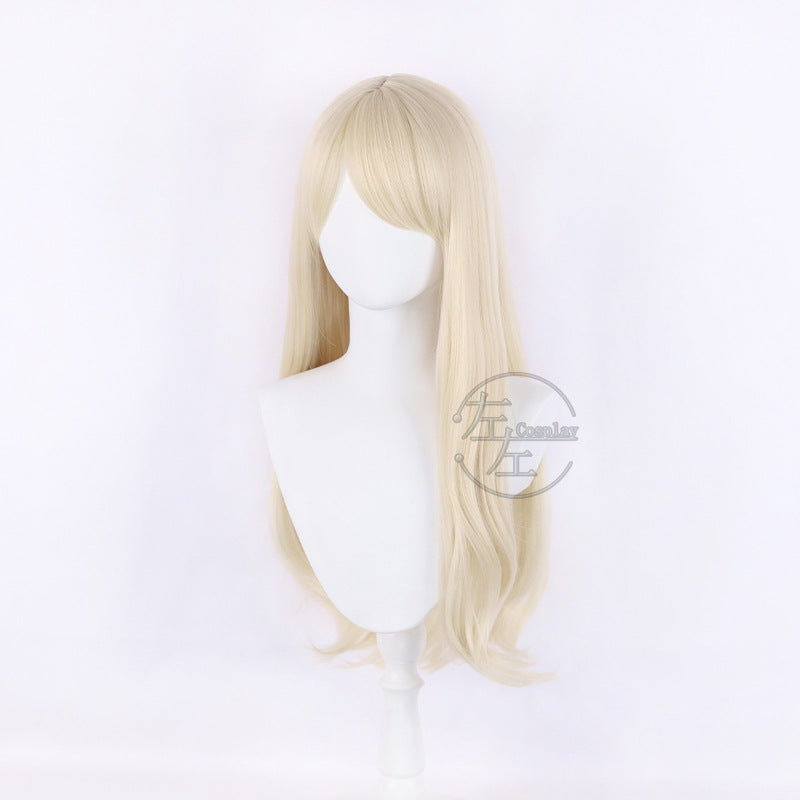 Classy Left Movie Barbie Light Golden Cos Wig