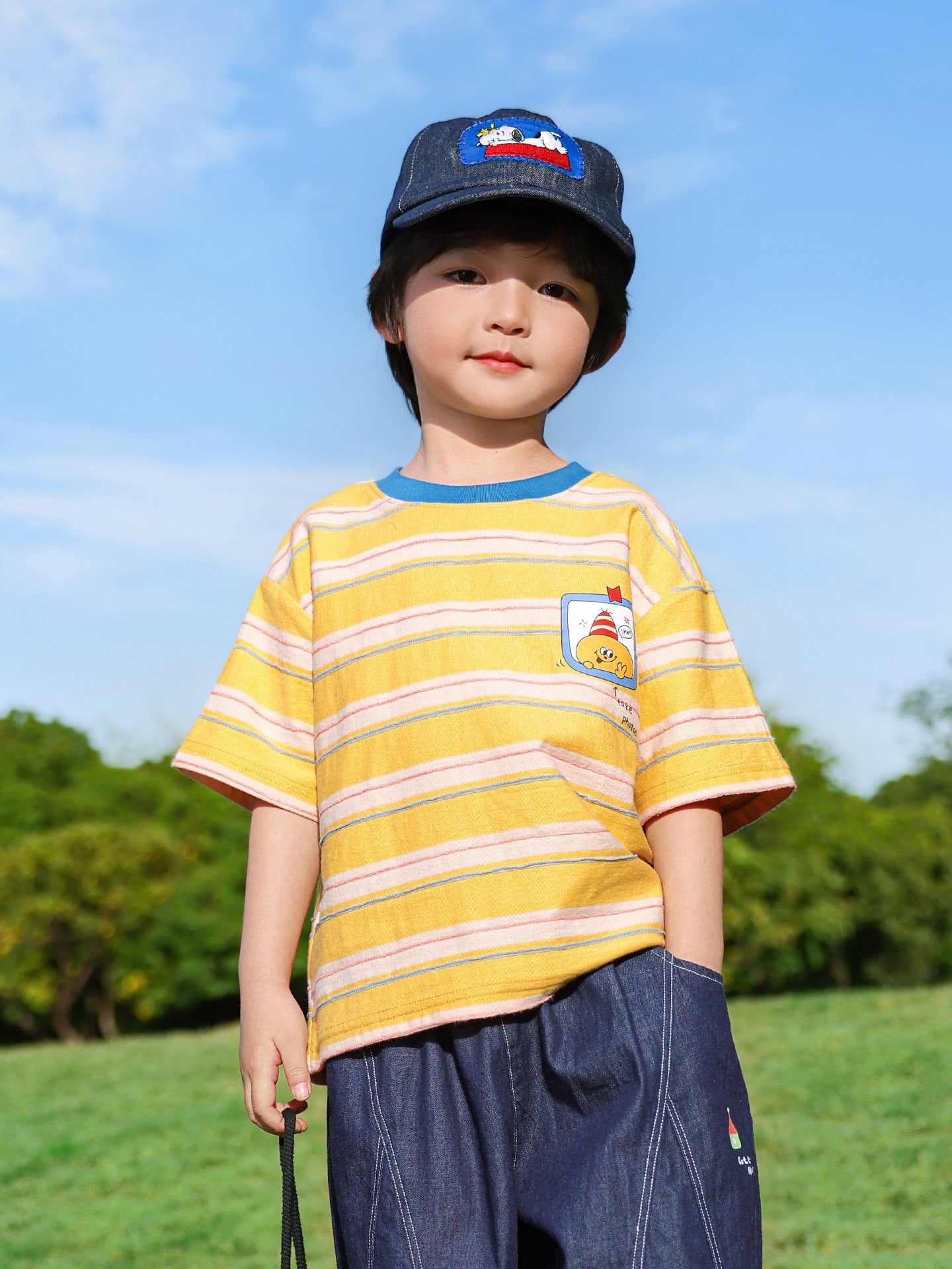 Children's Cotton Short-sleeved Summer Half Sleeve Clothing Little Thin Children's T-shirt