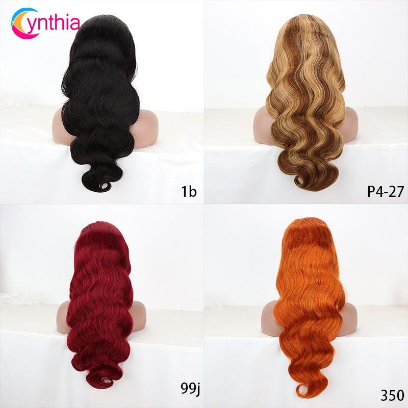 Classy Sheath Front Lace Human Headgear Real Hair Wig