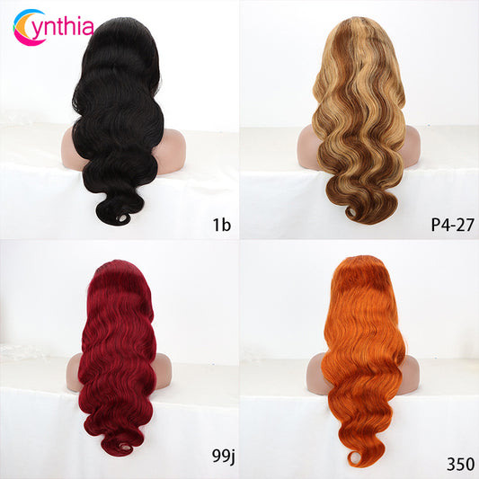 Classy Sheath Front Lace Human Headgear Real Hair Wig