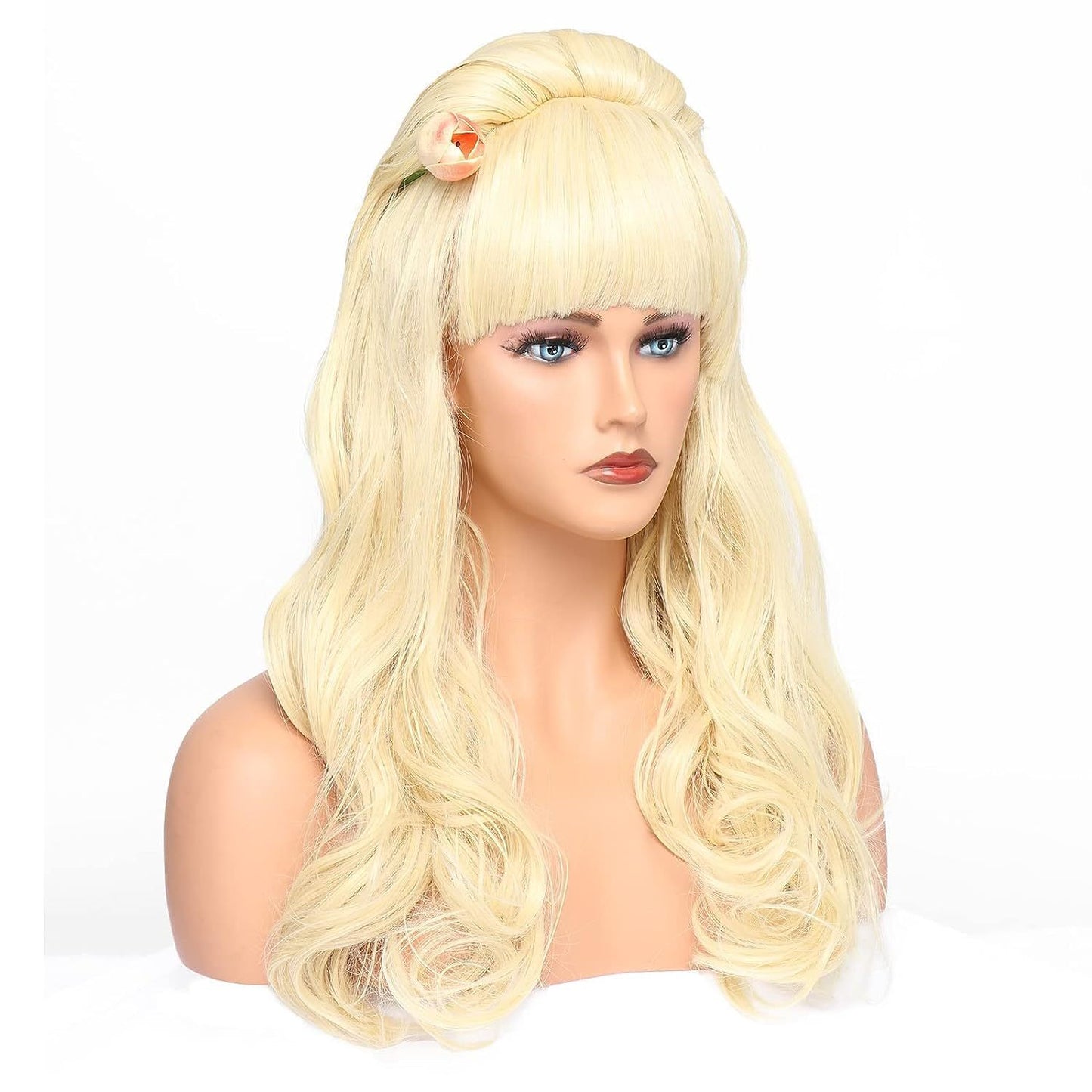 Women's Curly Hair Mixed Color Fashion Chemical Wig Long Curls