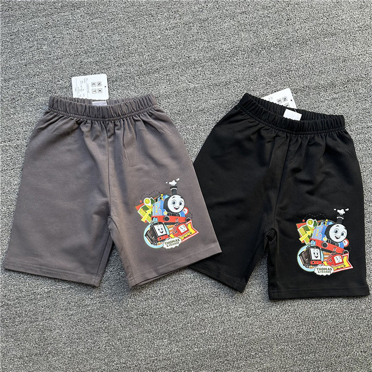 Children's Cartoon Thomas Game Pack Series Summer Short Sleeve Can Children's T-shirt
