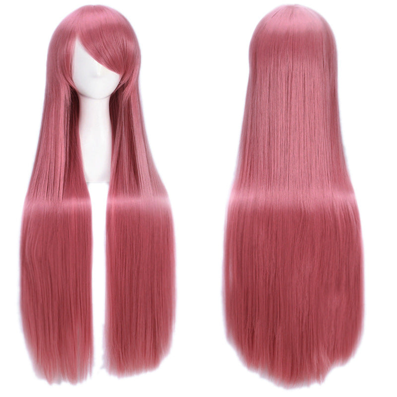 Classic Universal Color Hair Anime Fiber Long Straight Wig