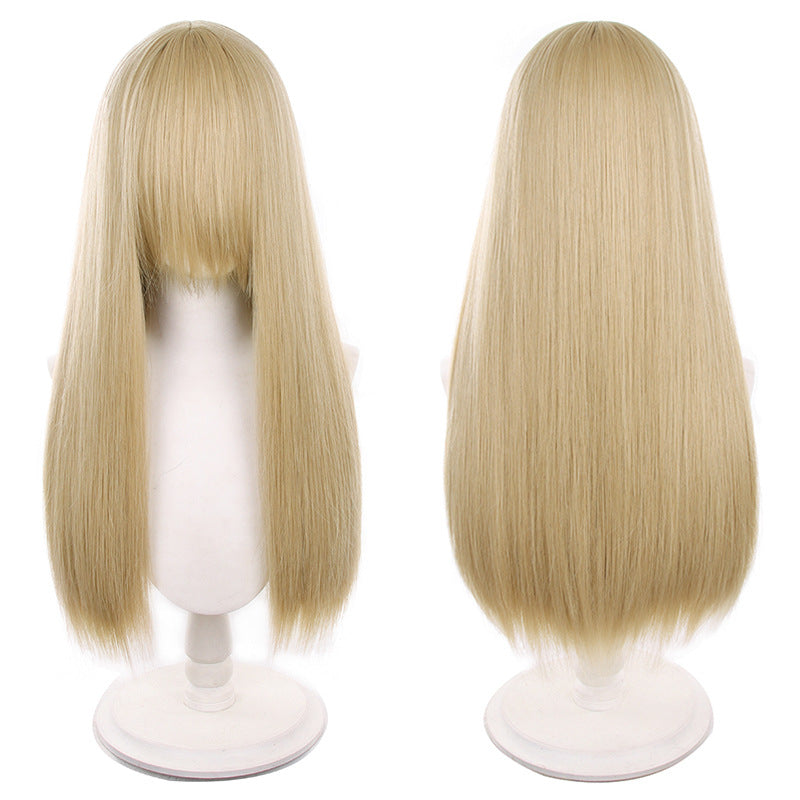 Universal Long Straight Weight Shape Head Cos Wig