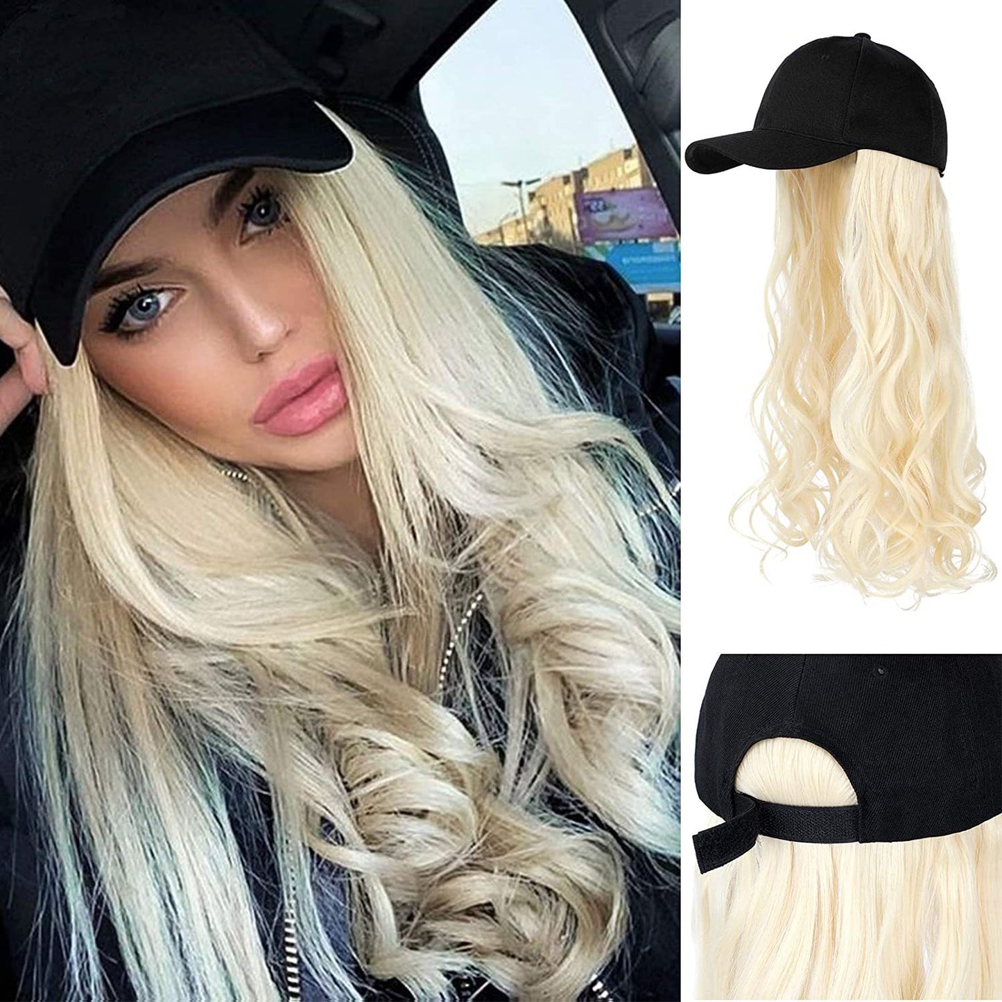 Personality Curly Hair Big Wave Chemical Wig Long Curls