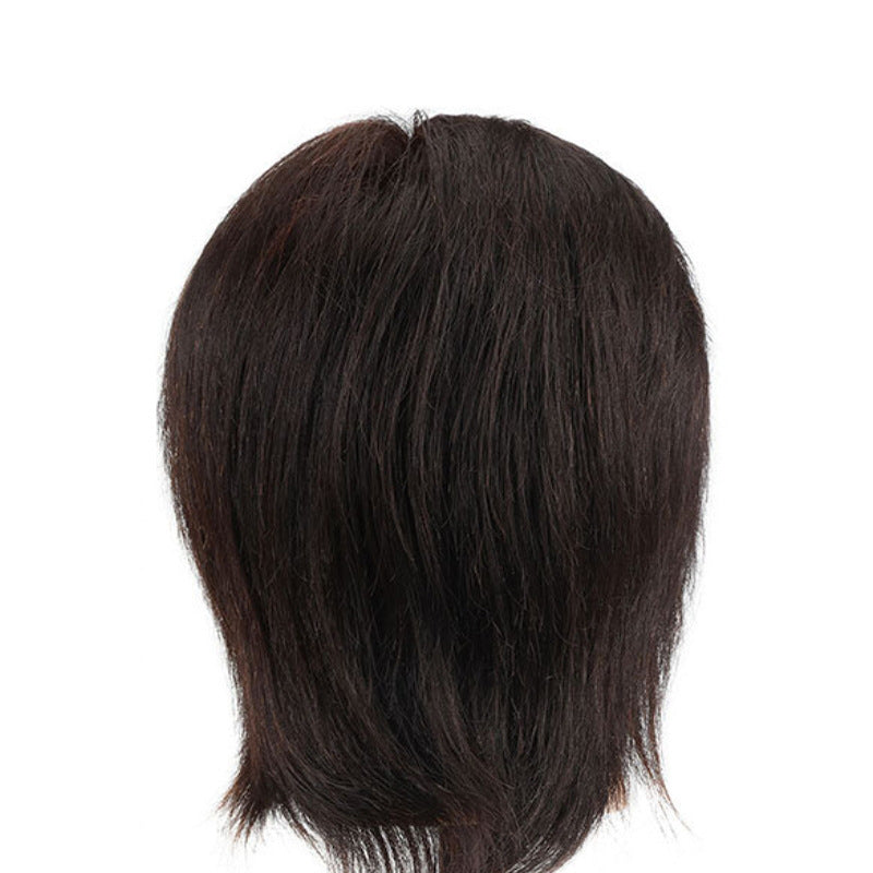 Men's Mannequin Head All Real Hair Haircut Practice Model Cutting Hot Other Wig