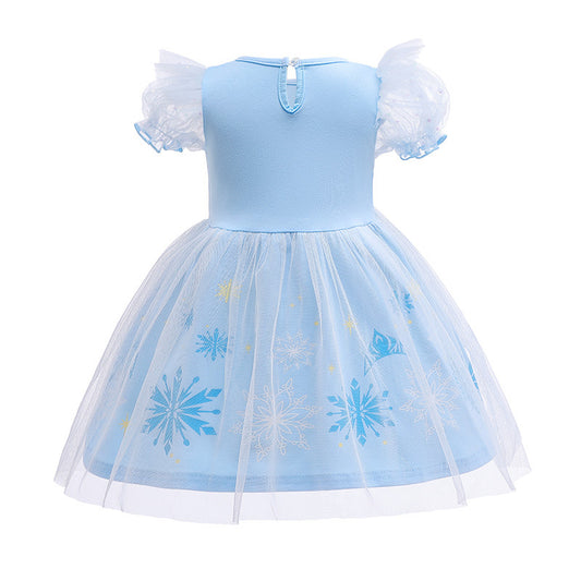 Children's Frozen Princess Halloween Elsa Skirts Children's Dress
