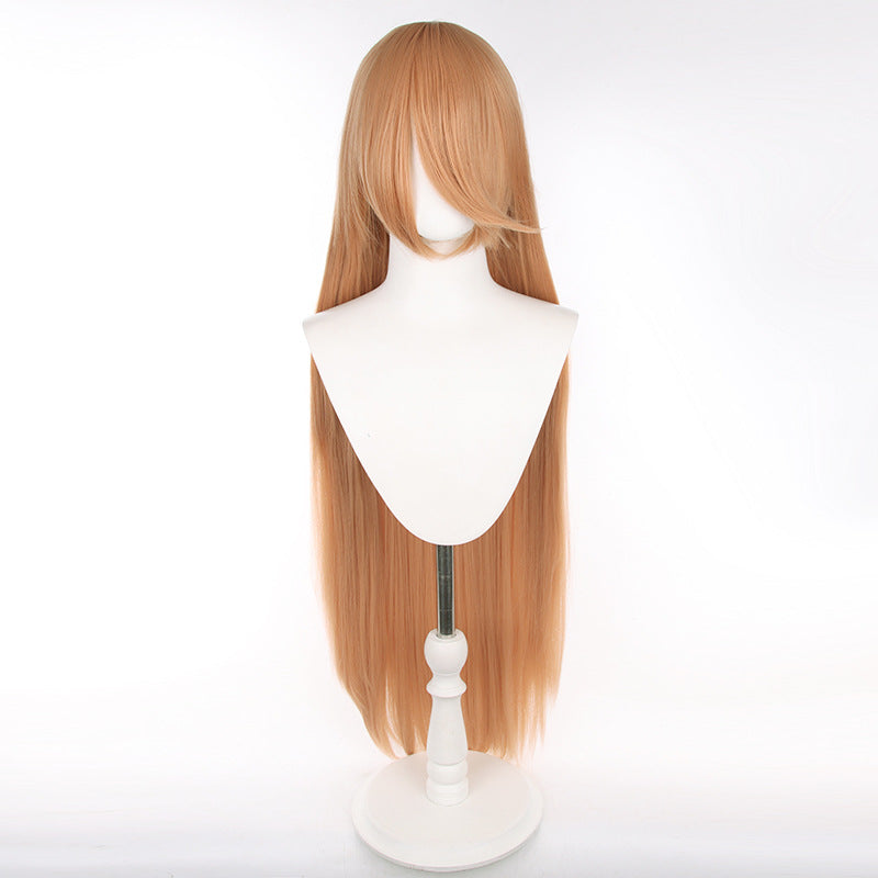 Universal Anime Long Straight Hair Mao Style Fiber Cos Wig
