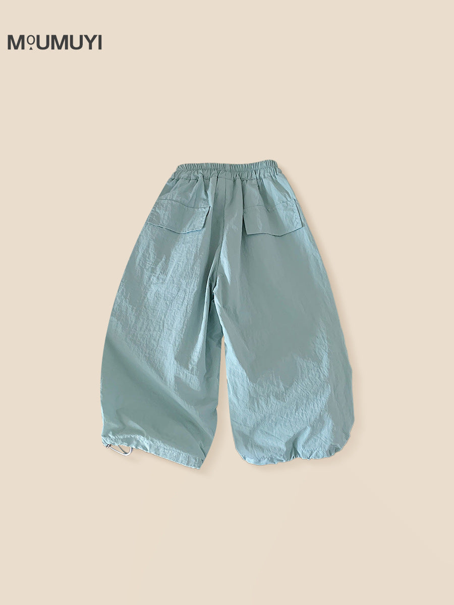 Children's Boy's Summer Thin Western Style Casual Trousers Children's Pants