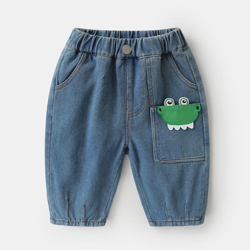 Children's Kaka Panda Jeans Boys Autumn Clothing Casual Trousers Children's Pants