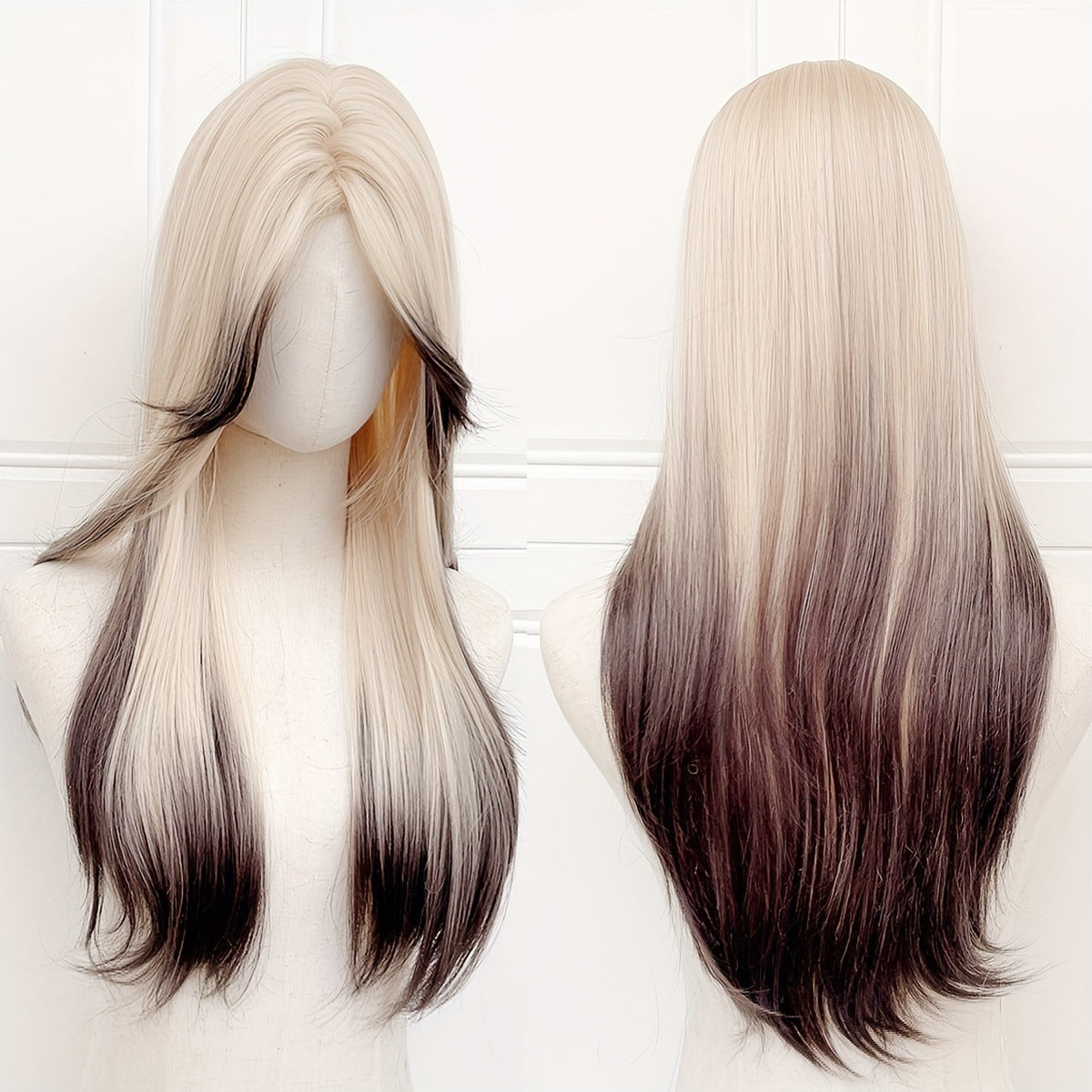Role Play Dyed Chemical Fiber Whole Top Film Television Long Straight Wig