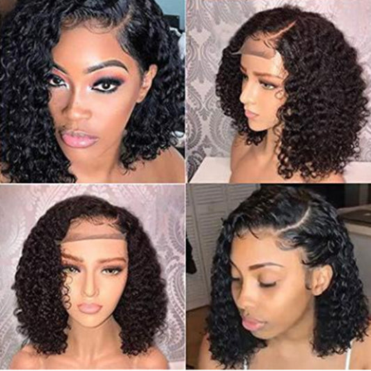 Women's African Small High Temperature Synthetic Wigs Wig Short Curly Hair
