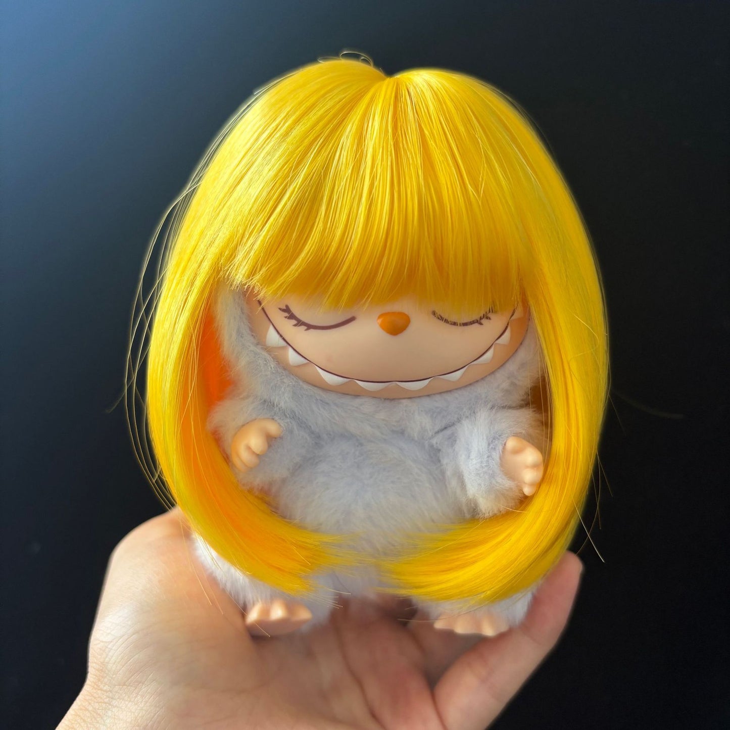 Soft Silk Automobiles Curtain Cloth Sheath Cute Cos Wig