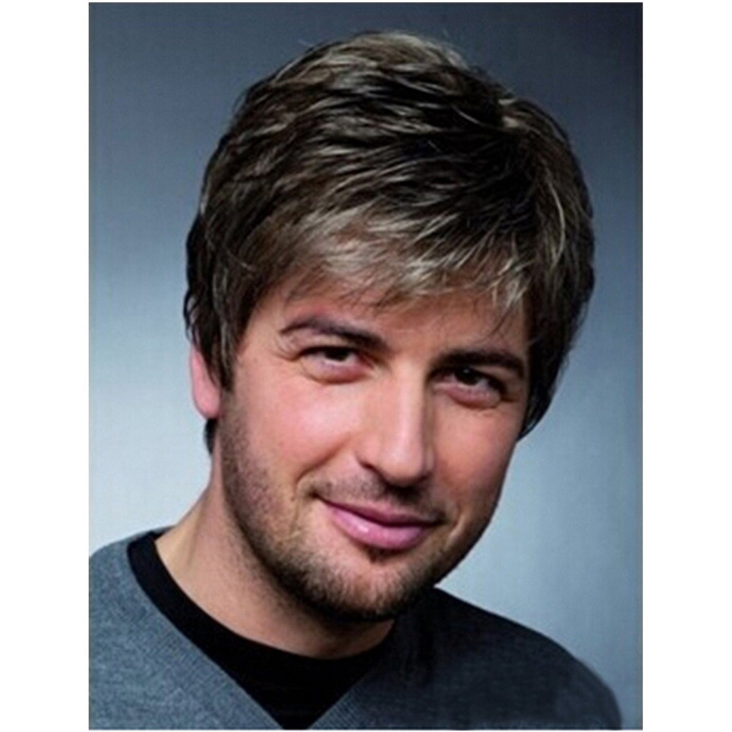Men's Fashion High Temperature Synthetic Wigs Short Hair Men's Wig