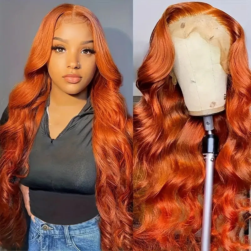 Women's Front Lace Hair Mid-length Curly Big Wig Long Curls