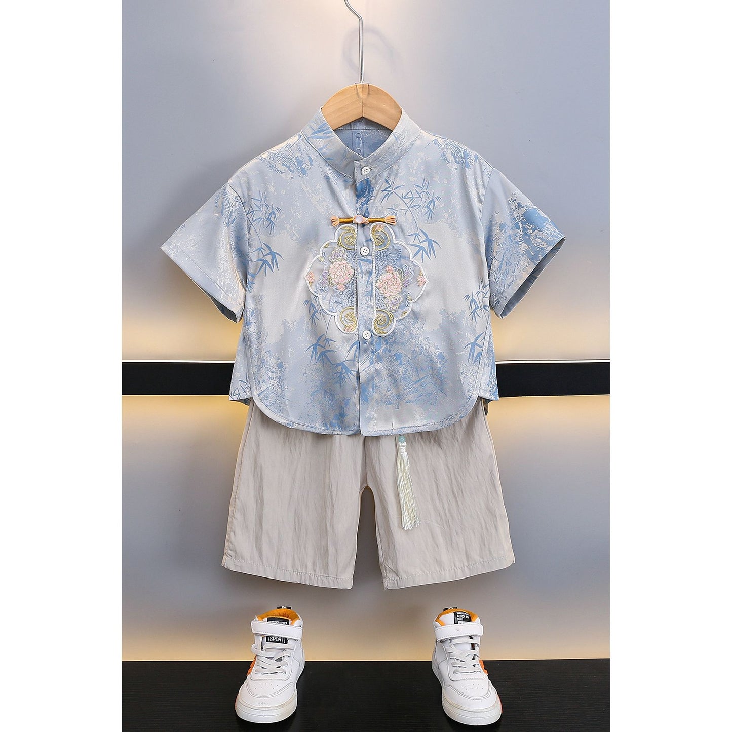 Men's & Children's Clothing Festival Thin Treasure Chinese Style Children's Suit
