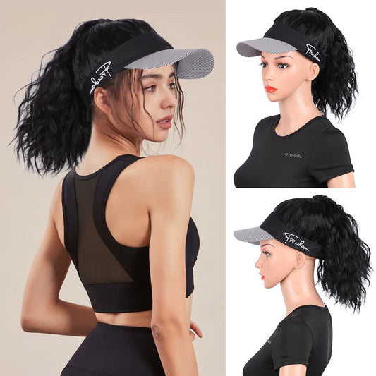 Hooded Personality Short Curly Hair Small Curls Chemical Wig Ponytail