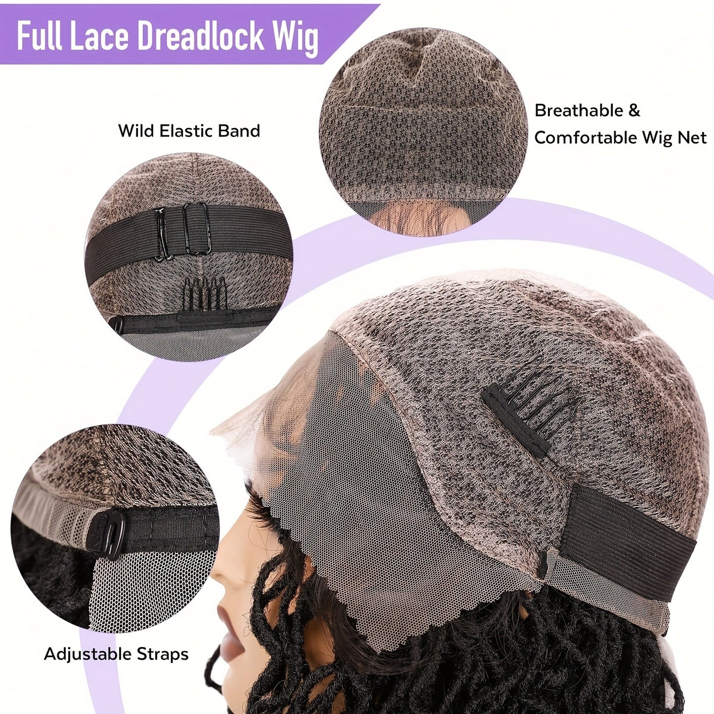 Chemical Fiber Small Roll African Dirty Wig Short Curly Hair