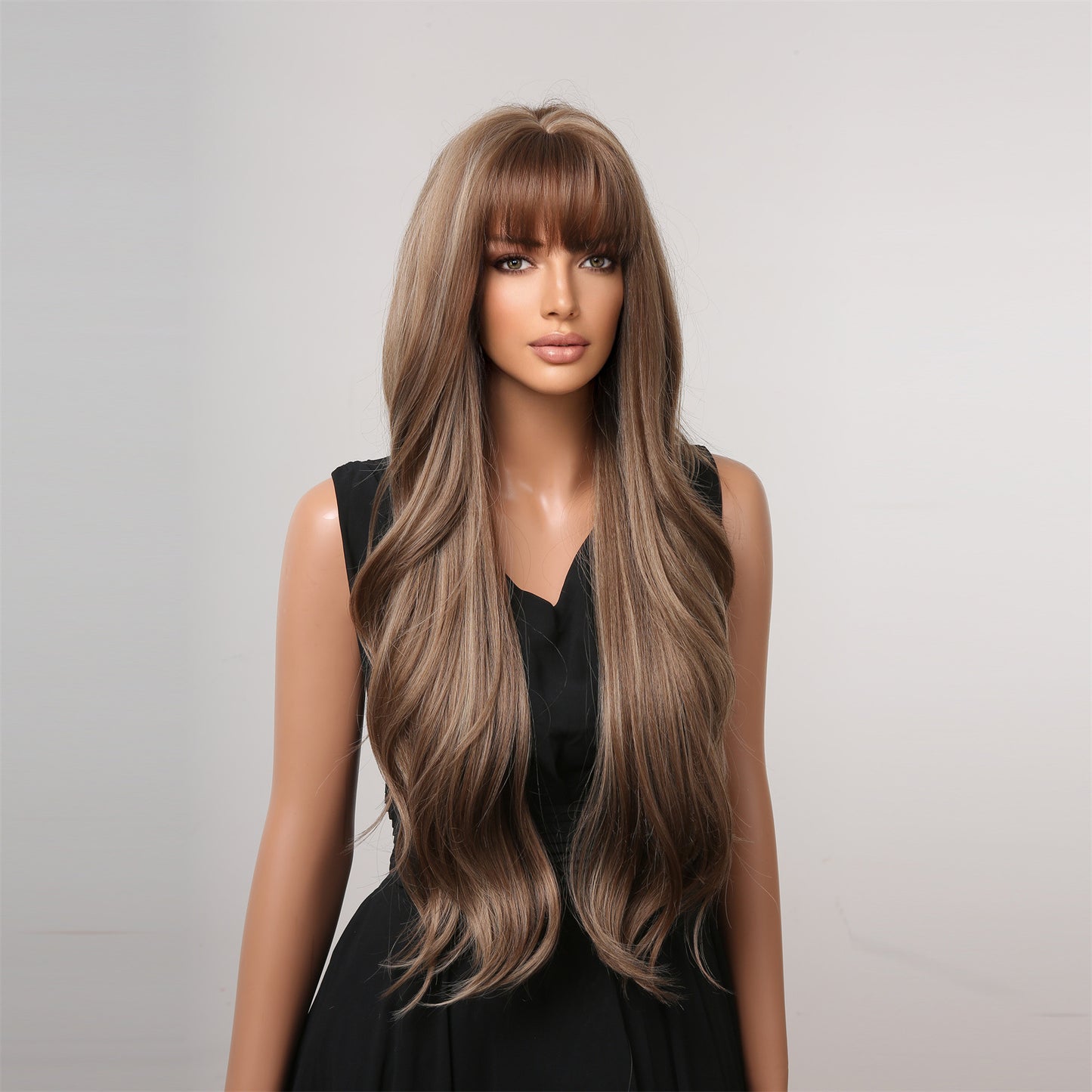 Women's Big Wave Curly Hair Fiber Natural Wig Long Curls