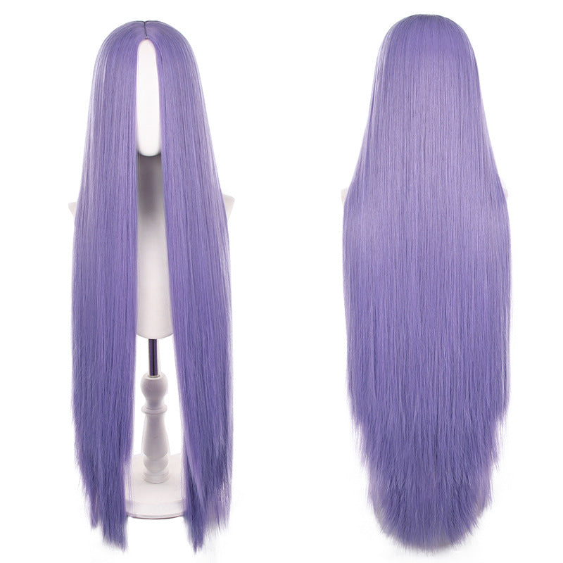 Mid-length Universal Long Straight Scalp Style Cos Wig