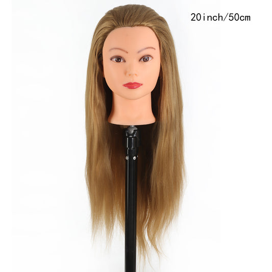 Head Practice Perm Coil Hair Braiding Final Cut Styling Chemical Other Wig