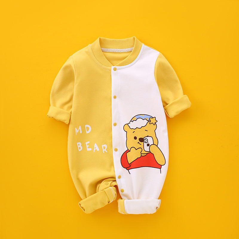 Women's & Men's For Babies Cotton Jumpsuits Born Cute Super Long Sleeve Going Jumpsuit, Climbing Suit