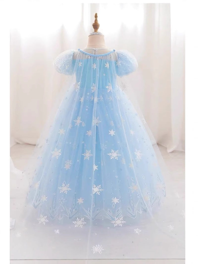 Children's Princess Tulle Tutu Skirt Frozen Little Evening Children's Dress
