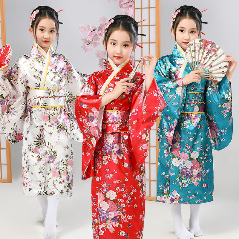Women's & Children's Clothing Performance Printing Bathrobe Nightgown Primary Children's Suit