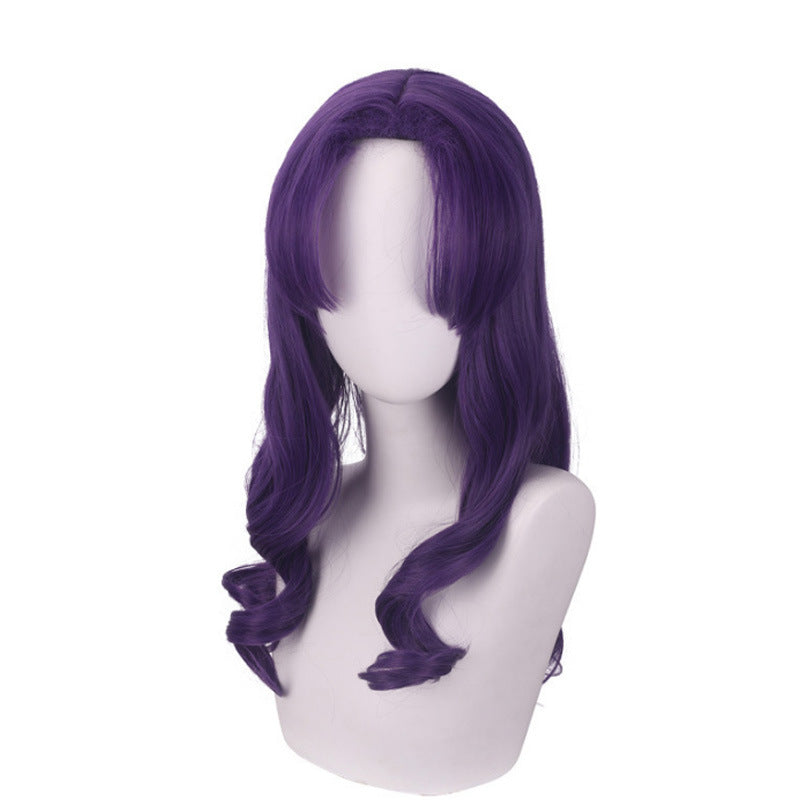 Cardamom Neon Genesis Evangelion Medium Purple Cos Wig