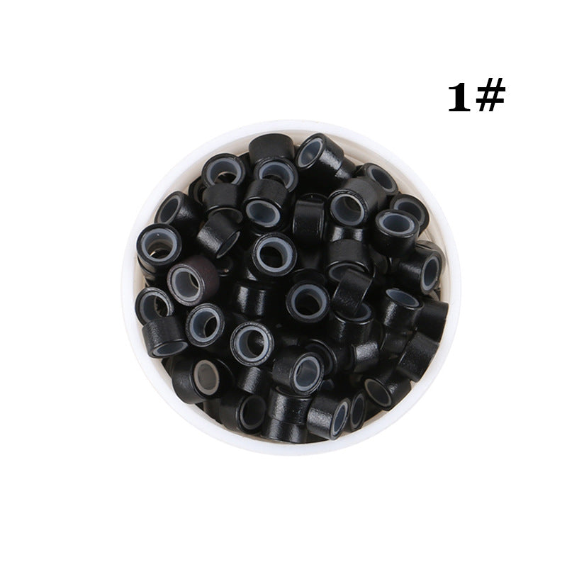 Hair Extension Ring Aluminum Silicone Buckle Tools Other Wig