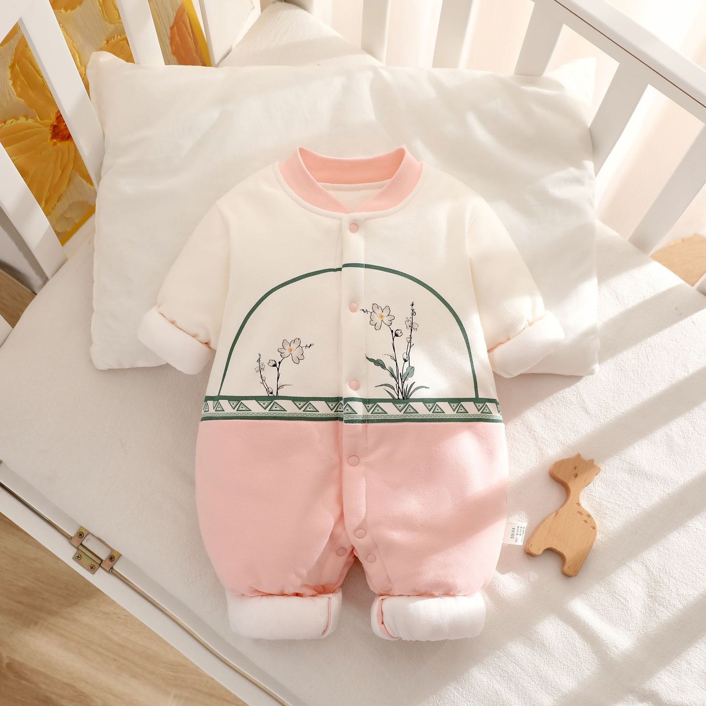 Thickened Winter Cotton Jumpsuit Thermal Quilted Jumpsuit, Climbing Suit