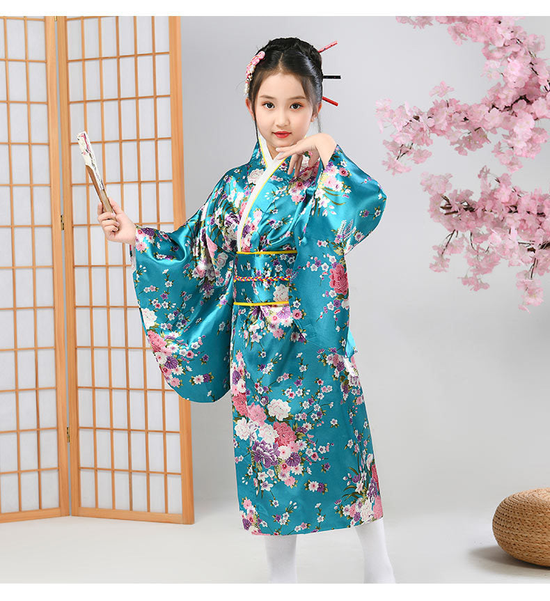 Women's & Children's Clothing Performance Printing Bathrobe Nightgown Primary Children's Suit