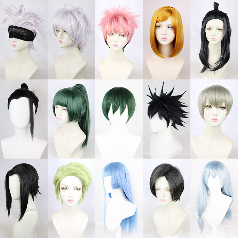 Back War Five Wu Hair Stick Oil Cos Wig