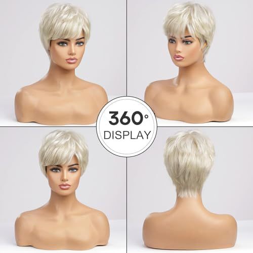 Trendy Human Mechanism Gray Granny Grey Real Hair Wig
