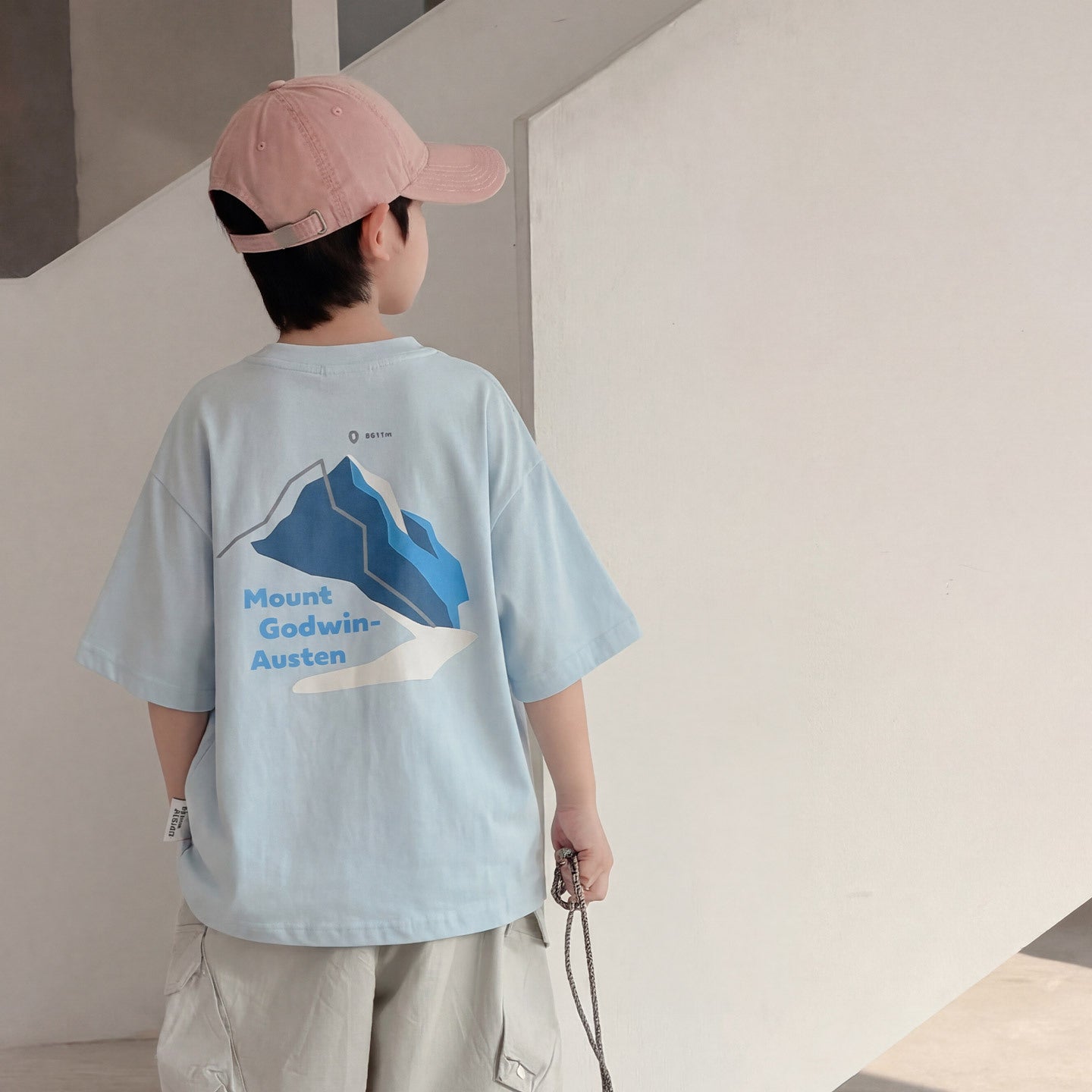 Boy's Short-sleeved Summer Top Fashionable Wear Half Sleeve Children's T-shirt