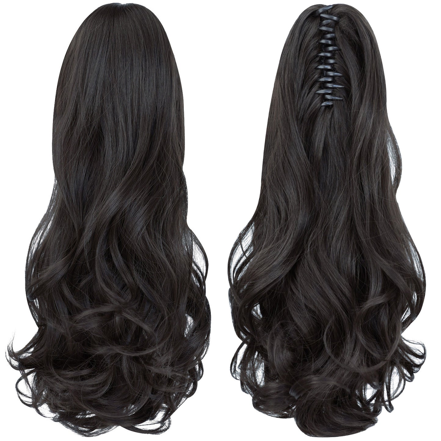 Tiger Mouth Grip Female Double Ladies Wig Ponytail