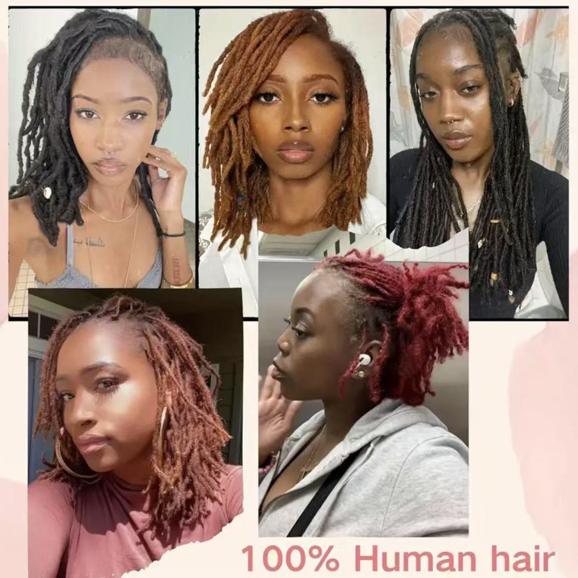 Slouchy African Human Puffy Silk Bag Real Hair Wig
