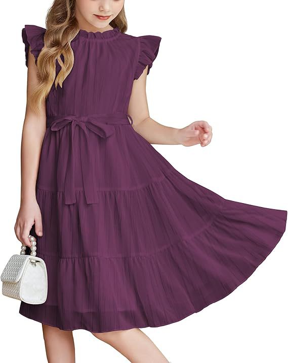Color Round Neck Pullover Short Sleeve Ruffles Jumpsuit, Climbing Suit
