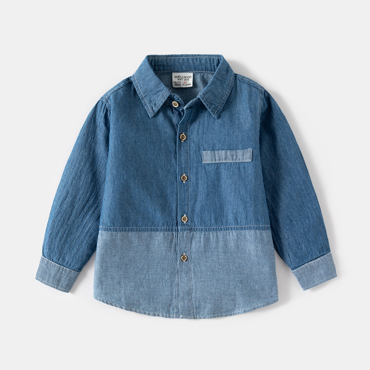 Children's Denim Jacket Cotton Jeans Cardigan Boy Versatile Casual Children's Shirt