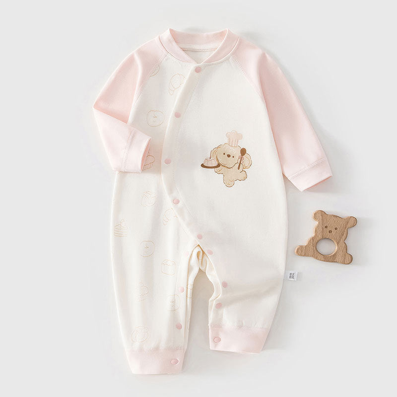 Pure Cotton Jumpsuit Born Rompers Boneless Underwear Pajamas Jumpsuit, Climbing Suit