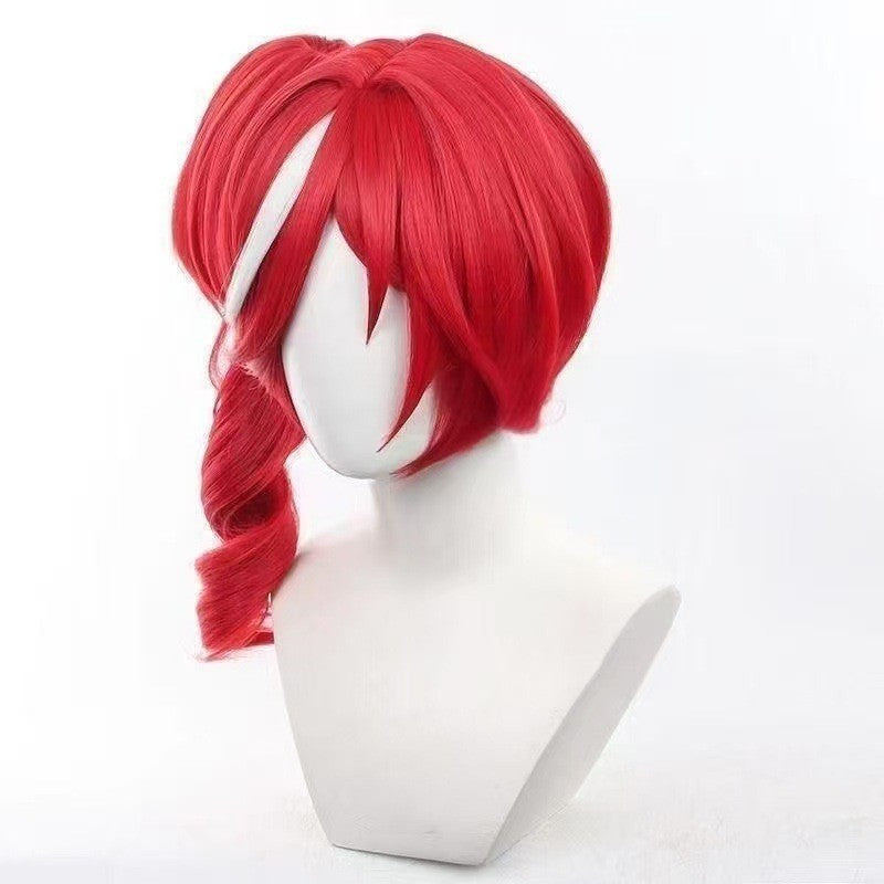 Egg Puff Party Double Ponytail Linkage Simulation Cos Wig