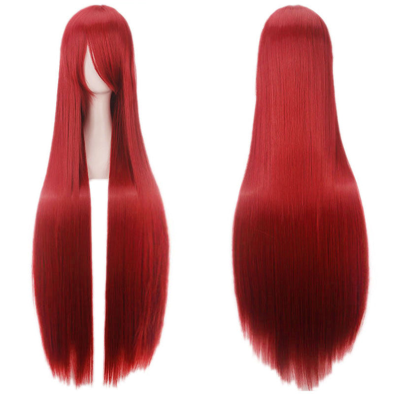 Classic Universal Color Hair Anime Fiber Long Straight Wig