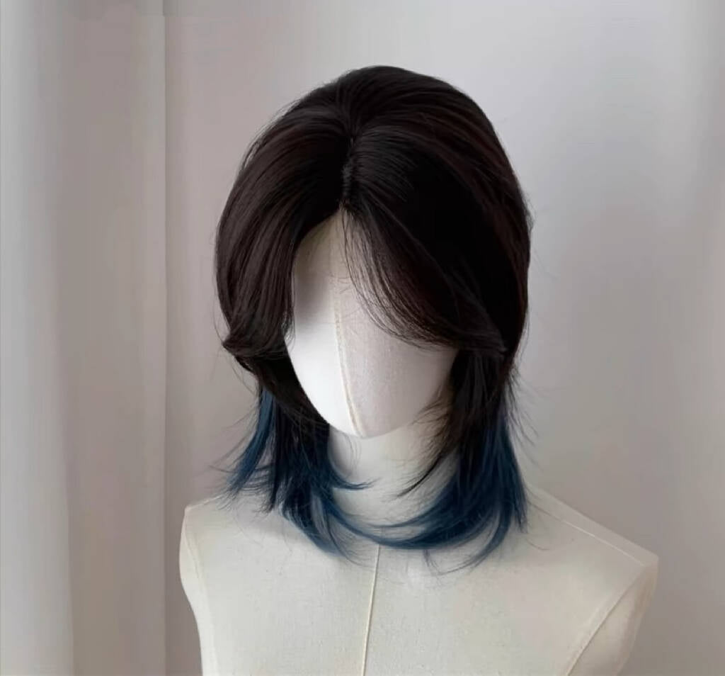 Split Wolf Tail Anchovy Head High Other Wig
