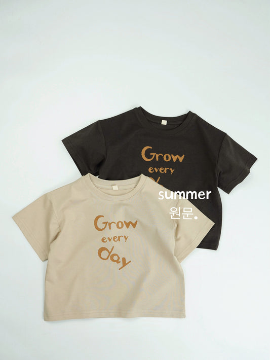 Children's Short-sleeved Summer Boy Clothing Loose Western Style Half Sleeve Letters Children's T-shirt
