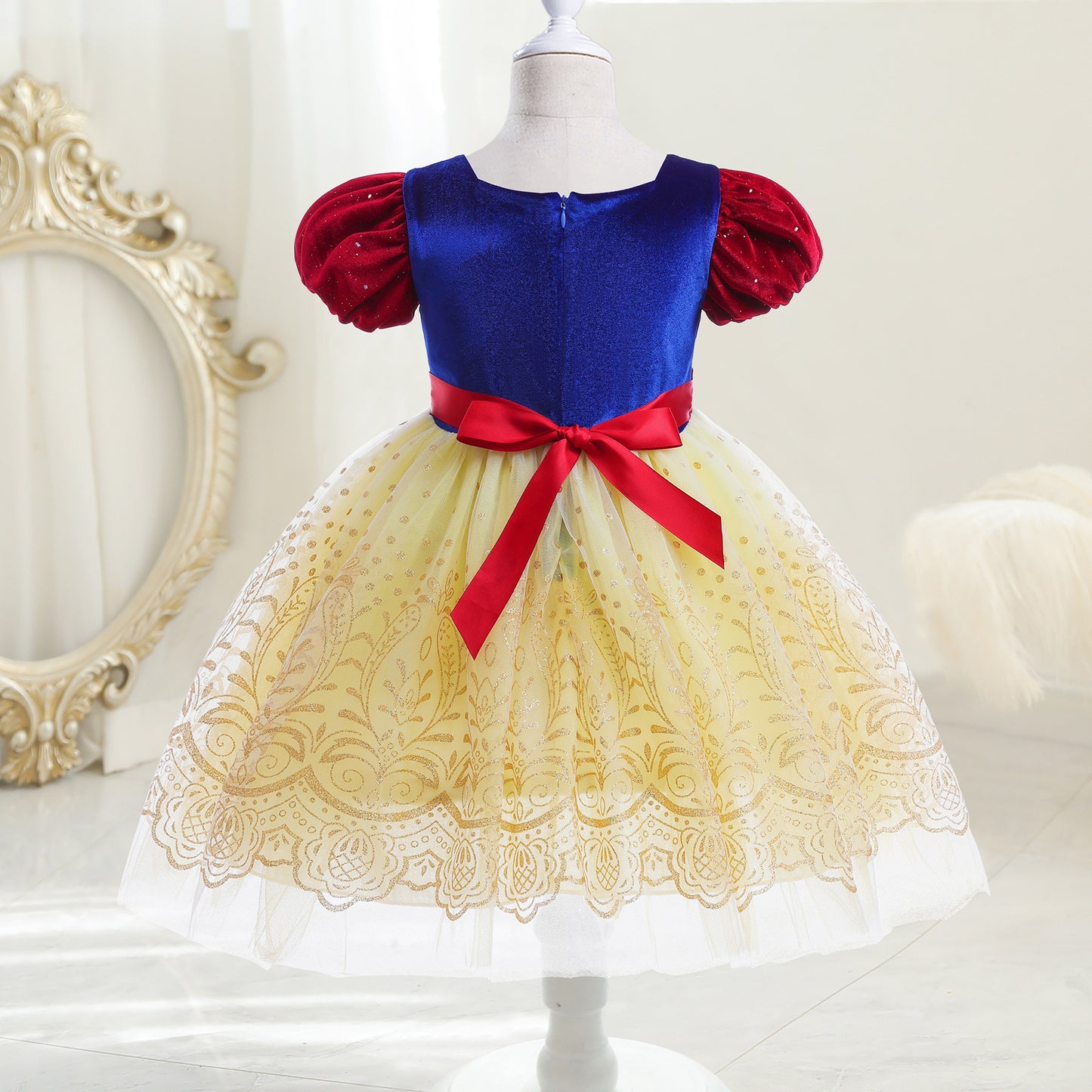 Children's Clothing Bubble Veet Mesh Pettiskirt Children's Dress