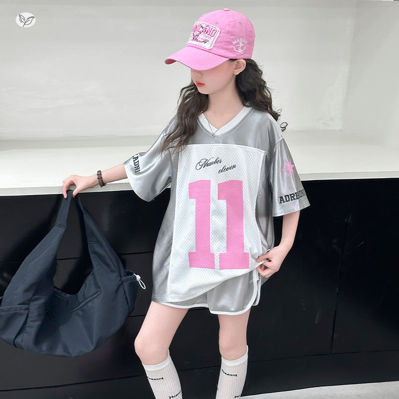 The Big American Letter Short Sleeve Children's Suit