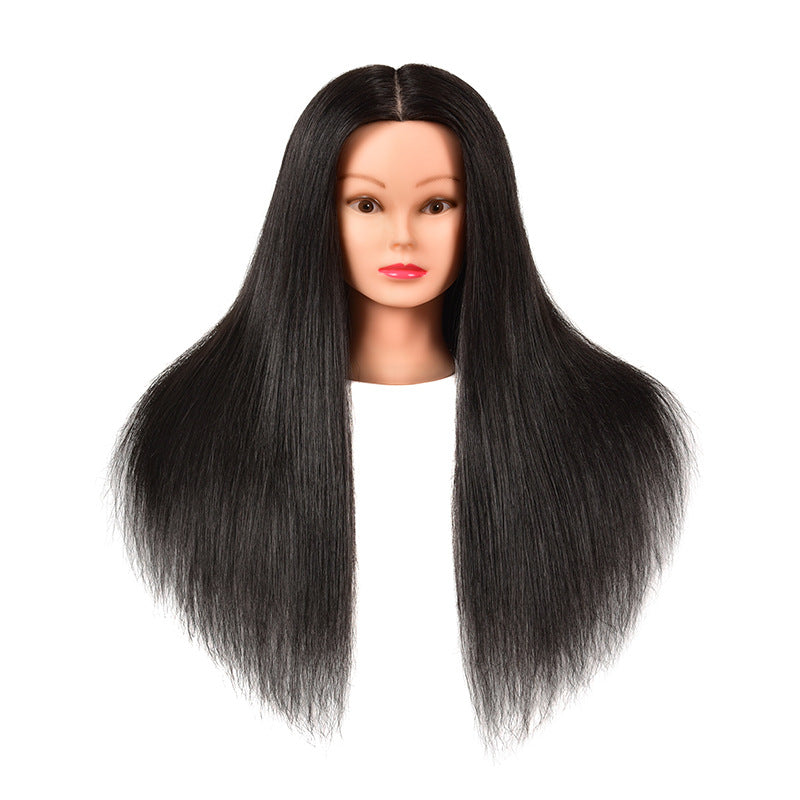 School Mannequin Head Practice Weaving Hair Updo Modeling Barber Shop Other Wig