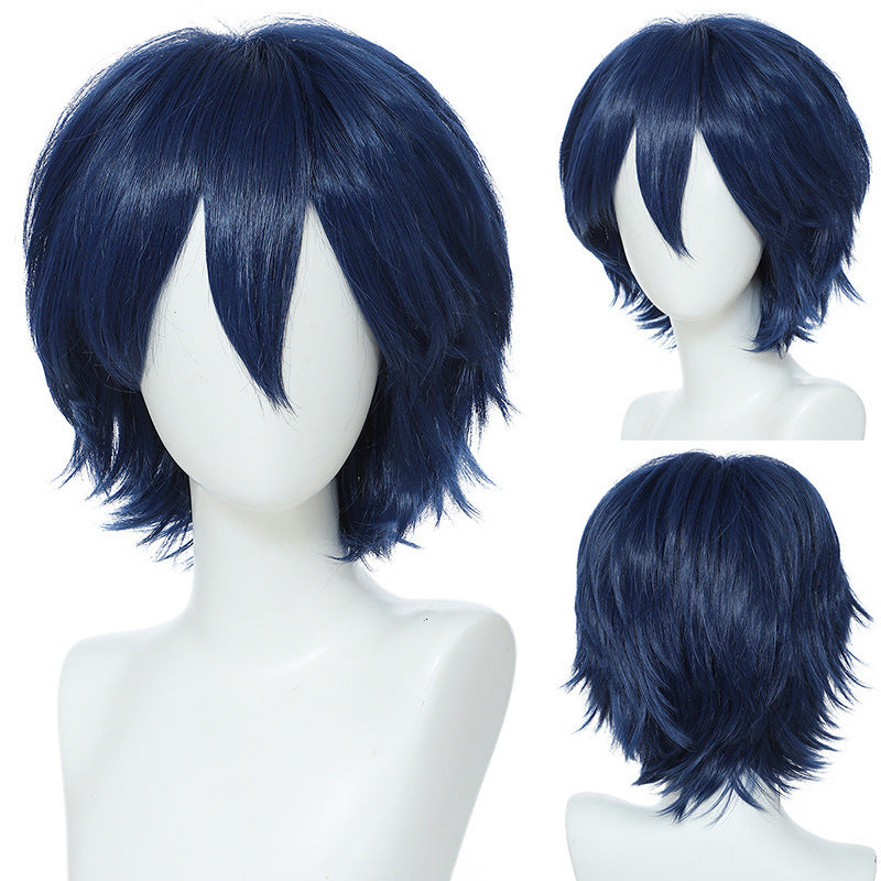 Short Hair Closing Face Top Optional Mao Style Cos Wig