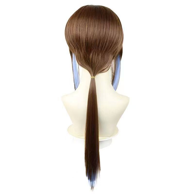 Yuman Tomorrow Ark Five-star Officer Brown Cos Wig